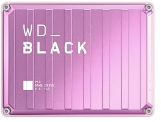 WD_Black P10 2TB Game Drive, Almacenamiento portátil HDD, USB 3.2 Gen 1, hasta 130 MB/s, Compatible con PlayStation, Xbox y PC, Subscripción gratuia de 1 Mes de Discord Nitro, Rosa