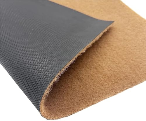 YGLEEULI dörrmatta kokosfiber brun kokosfiber dörrmatta, luddfri skoskrapa för inomhus och utomhus, halkfri smutsskrapa för husingångar, korridorer, ytterdörrar (90 cm x 60 cm)