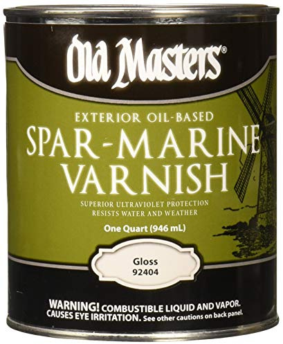 Old Masters 92404 Spar Marine Varnish, Gloss, 4 Count