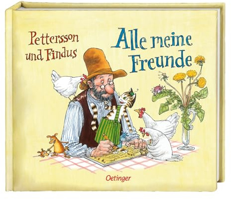 Pettersson und Findus. Alle meine Freunde: Wunderschön gestaltetes Freundebuch mit Original-Illustrationen des Kinderbuch-Klassikers, Erinnerungsalbum ab 6 Jahren