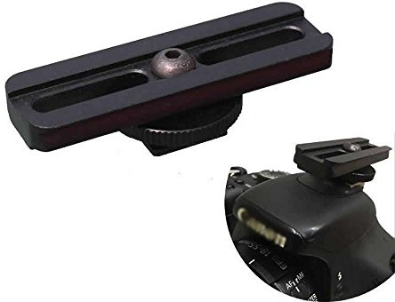 Higoo Universal Camera Flash Hot Shoe 20mm Rail Adapter for Optics Scope Sight