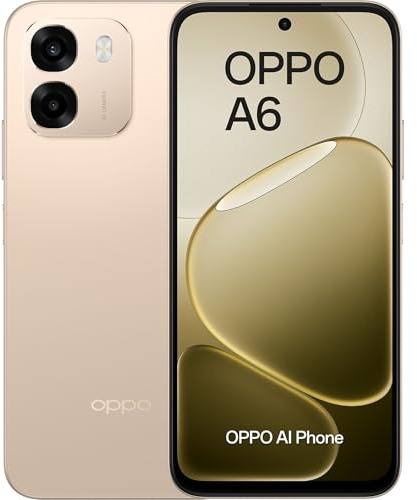 OPPO A6 Dual-SIM 256GB ROM + 6GB RAM (GSM Only | Non CDMA) Factory Free 4G/LTE Smartphone (Aurora Gold) - International Version