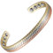 6.5‘’ Gold Silver Rose Gold,Copper Bracelets-Hand Carved Copper Bangles, Fashion Copper Bracelets