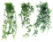 MEYDLL Plantas Artificiales, 3 Piezas Plantas Artificiale Colgantes de Hiedra con Macetas Plantas Artificiales sin Mantenimiento Vid para el Jardín del Hogar Decoración Interior y Exterior (Verde 2)