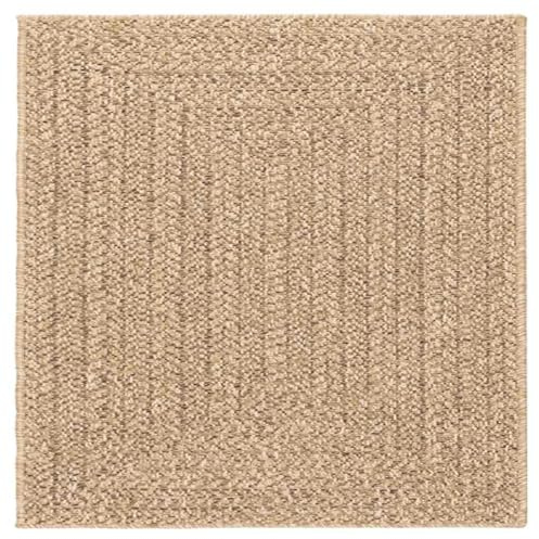 vidaXL Teppich, Teppich für Wohnzimmer Garten Balkon Terrasse, Bodenmatte Läufer Rechteckig, Balkonteppich Terrassenteppich, 240x240cm Jute-Optik Indoor Outdoor