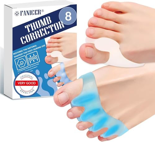 4 Paars Zehenstrecker, Zehenspreizer Hallux Valgus, Zehenstrecker Zur Linderung Von Hallux Valgus, Zehenspreizer für Frauen und Männer