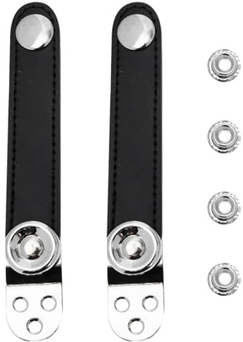 GOOHOCHY 2 Pezzi Cinghie in Metallo per Soffietto Fisarmonica, Robusta per Mantice, Accessori per Fisarmonica Compatibili per Uso Musicale