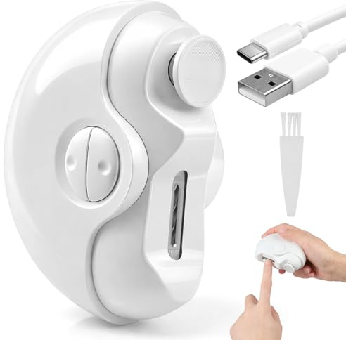 Coupe-Ongles Électrique 2025 pour Personnes Âgées et Enfants, Ponceuse à Ongles Ultra Silencieuse avec 3 Vitesses Réglables, Lime à Ongles Électrique avec Bac de Récupération pour Toute la Famille