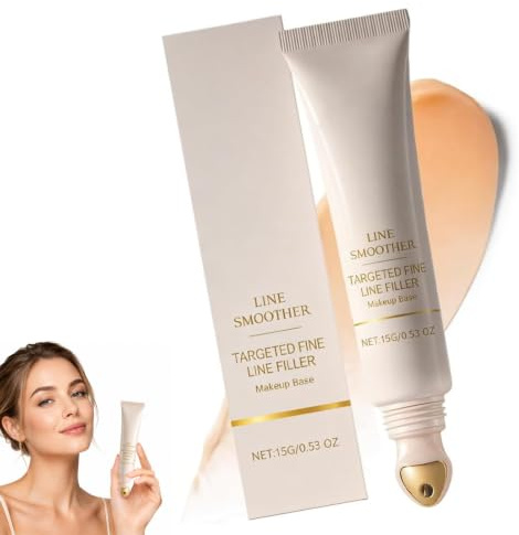 Arelia Primer Anti-Rughe, Effetto Blur Istantaneo, Primer Viso con Vitamina C e Niacinamide, Applicatore Metallico Preciso