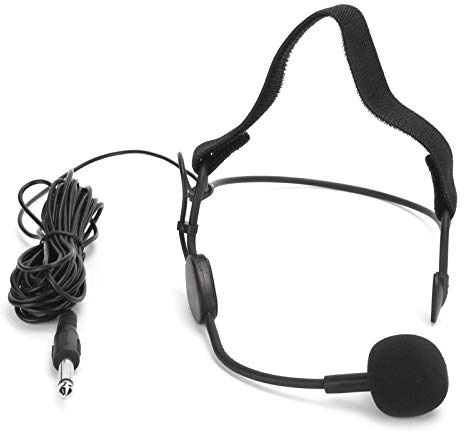 Aoresac 6,35 Mm Uttag Dynamisk öronkrok Mikrofon Dynamiskt Headset Mikrofon