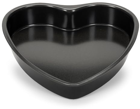 patisse 02843 Moule Coeur 20 cm, Noir