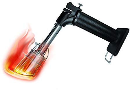 Schneider Quemador de Gas gastronómico de 1100 °C con Accesorio para una Mejor distribución del Calor, rellenable, para refinar Carne, Pescado y Otros Alimentos culinarios.