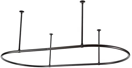 Vintage Tub & Bath Clawfoot Tub Oval Shower Enclosure - 30 X 60 Inch