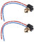 EMSea 2 STÜCKE H1 H3 Auto Licht Steckdose Verlängerung Kabelbaum Stecker Scheinwerfer Sockel Kabelbaum Lampen Sockel Kabelbaum Steckverbinder