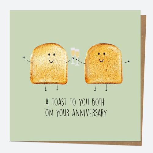 dotty about paper Jubileumskort Grattiskort – Toast – A Toast To You Both (5044)