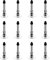 Nur Ersatzspitzen für Eingabestift, passive Stylus-Stift-Scheibe, Universalspitzen, kompatibel mit kapazitivem Touchscreen, 12 Stück