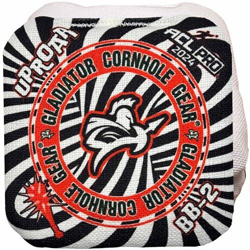 Gladiator Carpet Cornhole Set | ACL Approved Pro Bags | Reguläre Größe und Gewicht | Doppelseitig