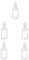 OHPHCALL 5pcs Human Hair Front Lace Wig Glue Waterproof 30ml Hair Extension Remover Spray