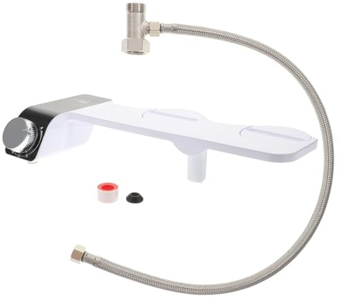 HOMSFOU Accesorio Bidé Para Inodoro Rociador De Bidé No Eléctrico Portátil Accesorio Para Asiento De Inodoro De Agua Caliente Para Rociador Para Lavamanos