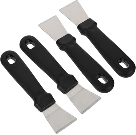 ROMISBABA 4piezas Herramientas De Pala para Descongelar Palas De Hielo para Refrigerador De Acero Inoxidable Raspador De Hielo para Descongelar Refrigerador Utensilio De Cocina para Nevera
