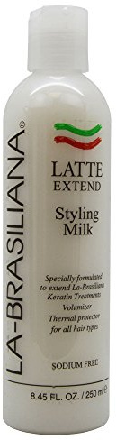 La-Brasiliana Latte Styling Milk, 8.45 fl.oz.