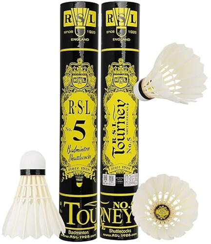 RSL No.5 Tourney Badminton Shuttlecock Birdy 12-Pack (speed-77)