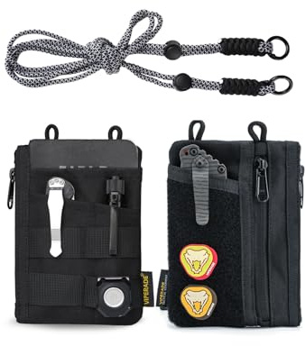 VIPERADE VE18R EDC Pocket Pouch with Strap, Pocket Organizer for Men, Small Sling Organizer Bag, Slim EDC Wallet Multitool
