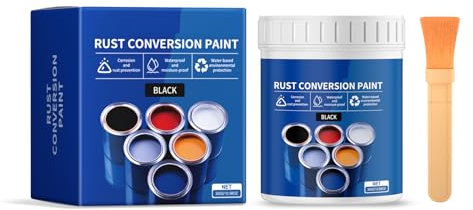 Fazvncv Pintura resistente a la intemperie, convertidor de óxido, 300 g, a base de agua, pintura inhibidora de óxido, protección de larga duración, multifunción para M