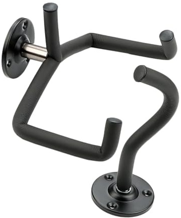 PRETYZOOM Supporto da Parete Funzione Decorativa per Ukulele e Violino Gancio Singolo in Metallo Nero Facile da Installare per Sala Musica e Soggiorno