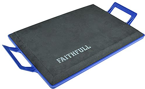 Faithfull Planche à Genoux Confortable – Protection des Genoux en Mousse avec Base imperméable pour la Maison, Le Jardin, Le Garage et Le Chantier