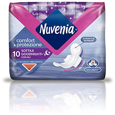 Nuvenia Assorbenti Notte con ali da 10 pezzi