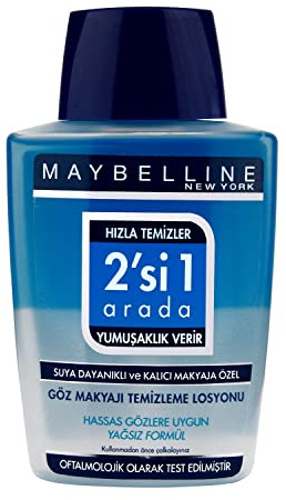 Maybelline 2 i 1 ögonmakeup – up-borttagare, 1-pack (1 x 0,125 kg)