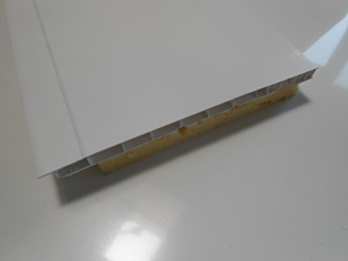 baumarkt-bayram Schiebetürdeckel 180mm mit Adapter 1 Meter, Metall, weiß, Pulverbeschichtet, Unterseite Montage, Seitenmontage, Schubladenauszug