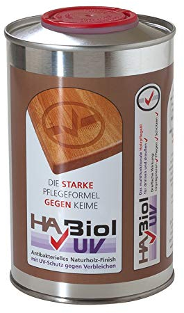 Holzöl innen + außen: Holzschutz auf Leinölbasis | 500ml Möbelpflege Öl zur vielseitigen Anwendung mit UV Schutz | natürliche Holzpflege: farblose & lebensmittelecht Arbeitsplatten Möbel Böden
