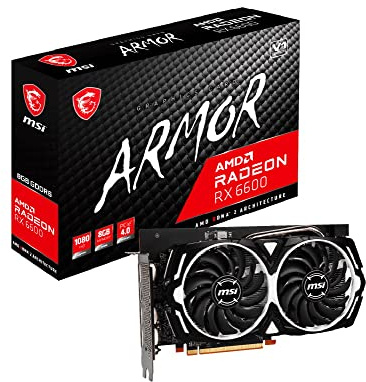 MSI Radeon RX 6600 Armor 8G V1 (8GB GDDR6/PCI Express 4.0/2491MHz/14000MHz)