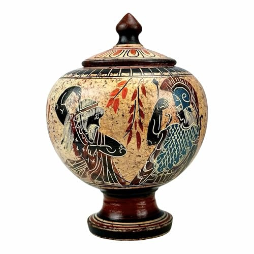Boîte à bijoux en céramique - Déesse grecque Athena Aphrodite - Cadeau pour femme