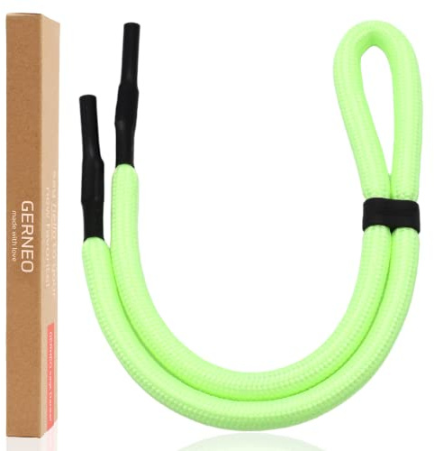 GERNEO® – Originale – Fascia galleggiante in neoprene – si illumina al buio – diversi colori – regolabile con cavo – fascia per occhiali sportivi impermeabile & tenuta salda, giallo, Taglia unica