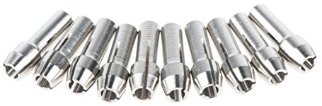 Mandrino per trapano in acciaio inox, 10 pezzi, 2,35 mm