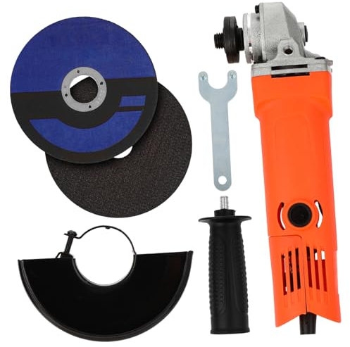 VILLFUL Angle Grinder Power Tool Electric Grinding Tool for Woodwork Corded Angle Grinder Polishing Machine Function for Metal Sanding and Rust Removal