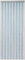 JF HOME BLISS Aluminium Chain Curtain 90x210cm – Heavy Duty Insect Proof Door Screen, Metal Fly Screen for Home & Commercial Use, Privacy Divider for Restaurants, Cafes, Kitchens (Blue+silver)