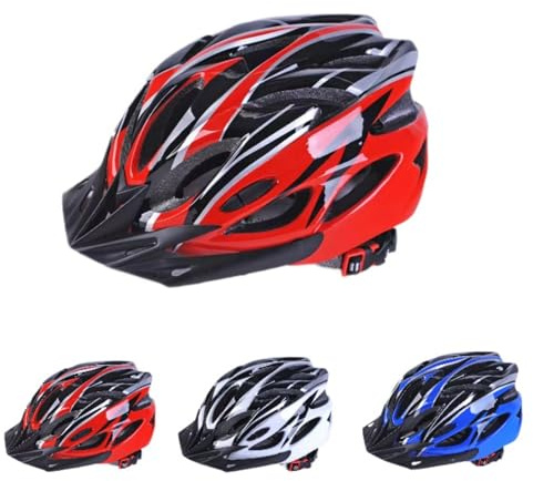 Children Helmet, Children Bicycle Helmet, Suitable for Boys and Girls Aged 5-15, Children's Adjustable Helmet Suitable for Bicycles Scooters Skates and Cycling (Red and Black -M)