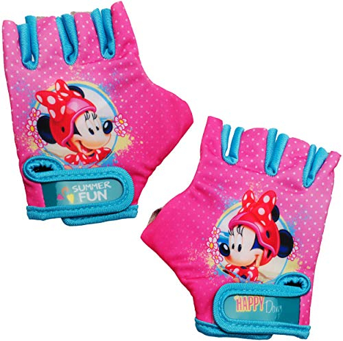 alles-meine.de GmbH Fahrradhandschuhe Minnie Maus Fahrrad Motiv Fahrrad Mädchen rosa pink