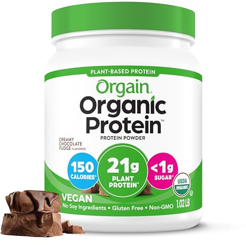 Orgain Poudre de protéine végétale Bio, 3 Chefs, tailles variées