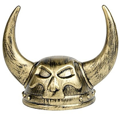 Metallic Affect Viking Gold Helmet