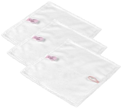 Glov Mikrofaser Waschlappen Gesichtsreinigungstücher 40x40 Cm Waschbare Abschminktücher Hypoallergen Sanfte Reinigung 3er Set für Strahlende Haut Ideal für Empfindliche Haut