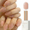 Nude Gel Nail Polish - Long-lasting Highly Pigmented Soak Off UV/LED Clear Jelly Varnish for Nail Art Manicure DIY at Home - Gift for Girls