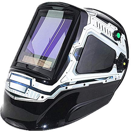 Casque Soudure Automatique,Masque Soudure Automati Lens Filter Casque Broyage automatique assombrissement 4 Arc capteur portable Protection durable pretective professionnel solaire de soudage