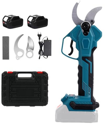 Troncami a batteria compatibile con Makita 21 V, cesoie professionali ricaricabili, apertura massima 40 mm, diametro di taglio 40 mm, display LCD