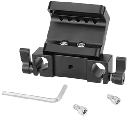 Support de trépied étendu pour appareil photo avec barre de serrage de 15 mm pour accessoires de photographie d'épaule