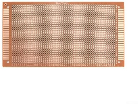 Lot de 20 circuits imprimés en fibre de verre FR4 - Plaquettes en cuivre unilatérales pour soudure et projets électroniques - Trous de montage pré-étamés et marqués - 7 x 9 cm